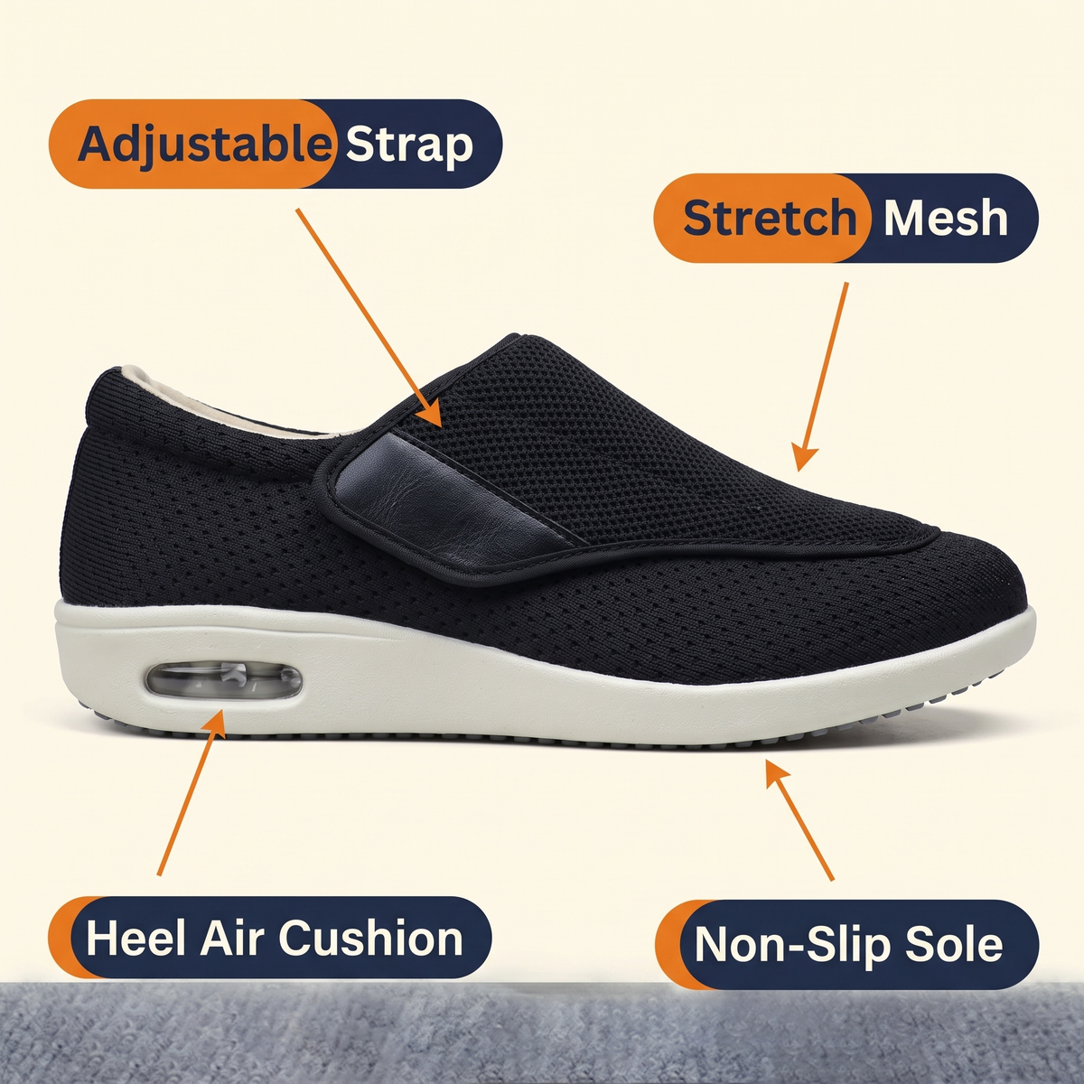 Plus Size Wide Shoes For Swollen Feet Width Shoes For Women