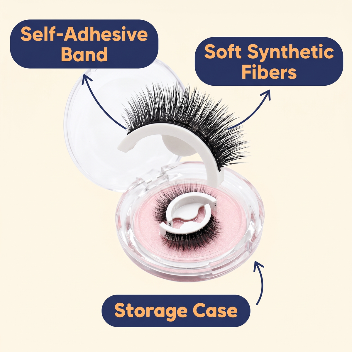 Premium Reusable Self-Adhesive Eyelashes