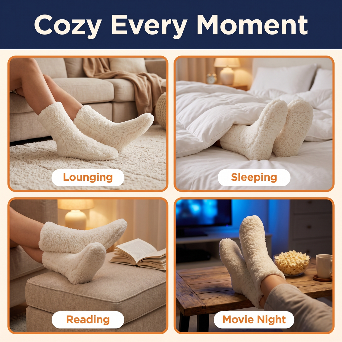 Cozy Cashmere Thermal Socks for Winter