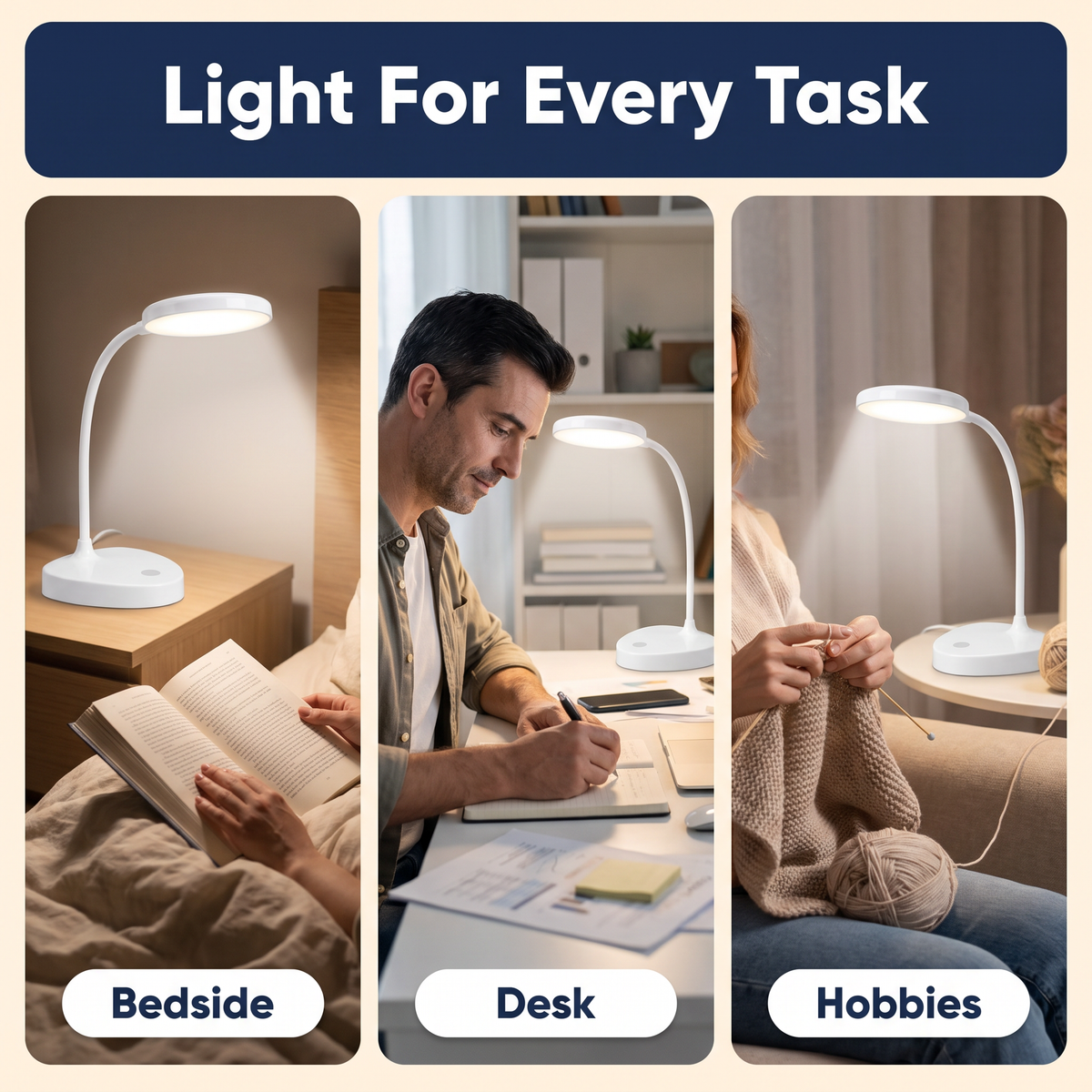 Touch-Control LED Lamp