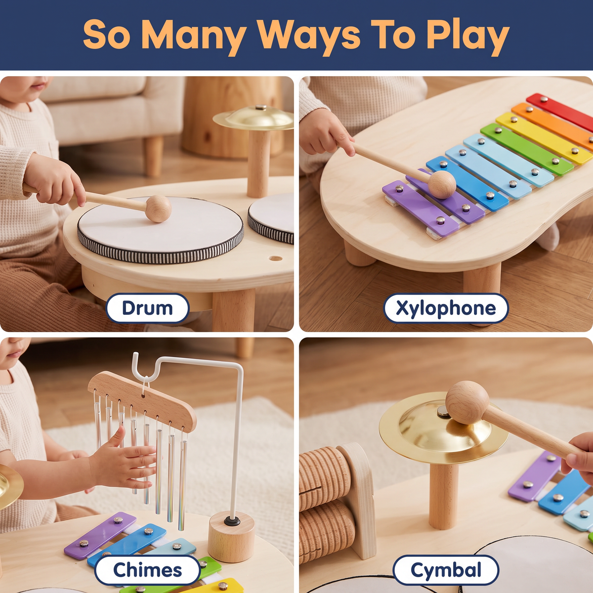 Montessori Drum Kit