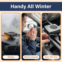 12V Car Heater Fan – 150W/300W Portable Ceramic Auto Heater for Fast Defrost & Heating