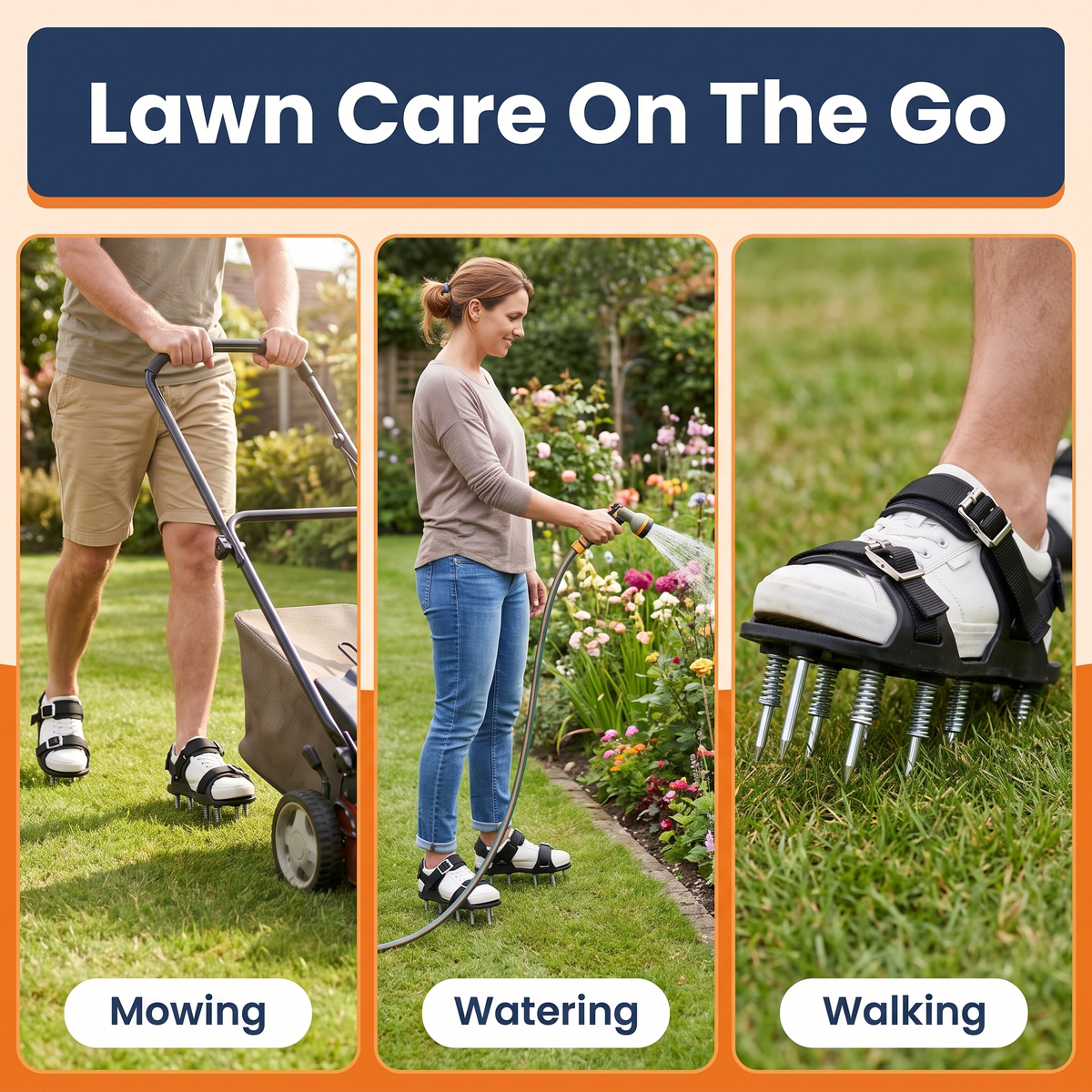 Aerator Shoes for Effortless Lawn Care