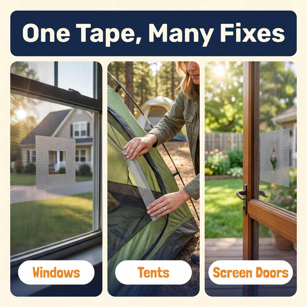 Strong Adhesive Screen Repair Tape