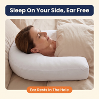Orthopedic Side Sleeper Pillow With Ear Hole