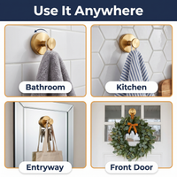 Twist-Lock Suction Cup Wall Hooks
