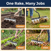 Versatile Handle Rakes For Lawn