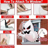 4.59ft Inflatable Halloween Ghost Decoration