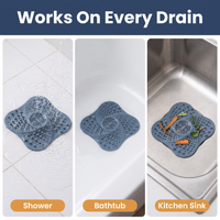 Anti Blocking Spiral Shower Drain Hair Catcher