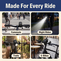 Electric Bike Horn and Front Light