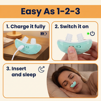 Micro CPAP Anti-Snoring Device – Mask-Free Electric Nose Device for Sleep Apnea & Travel, Rechargeable with Twin Fans
