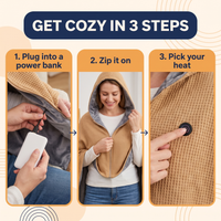 Portable Heated Shawl Blanket