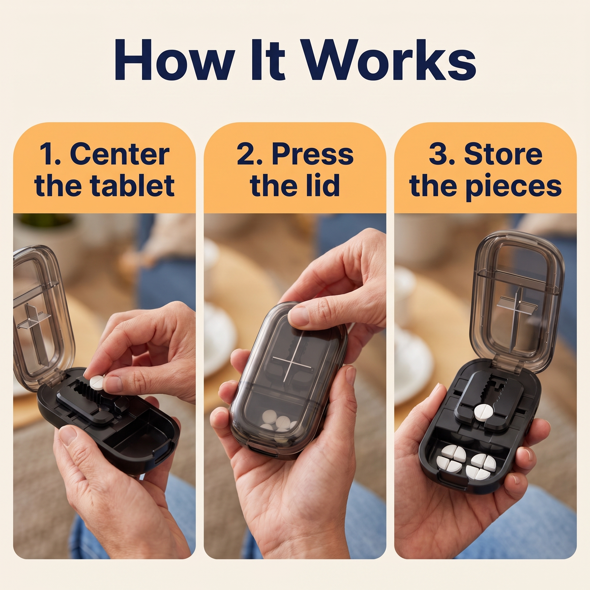 Versatile Portable Pills Cutter
