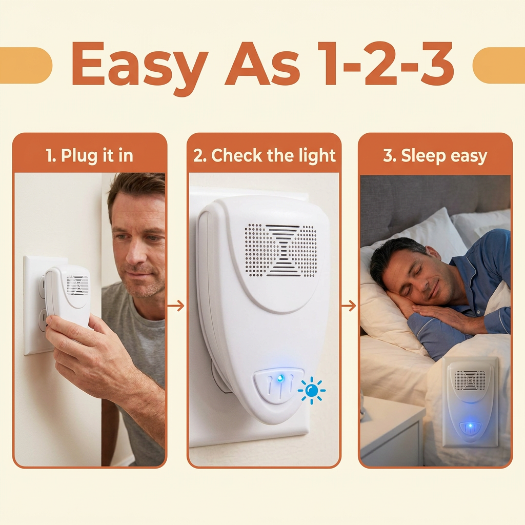 Ultrasonic Bed Bug Repeller – Plug-In Pest Repeller to Get Rid of Bed Bugs in 48 Hours, Chemical-Free & Silent