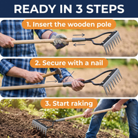 Versatile Handle Rakes For Lawn