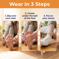 Breathable Metatarsal Pads - Set of 2