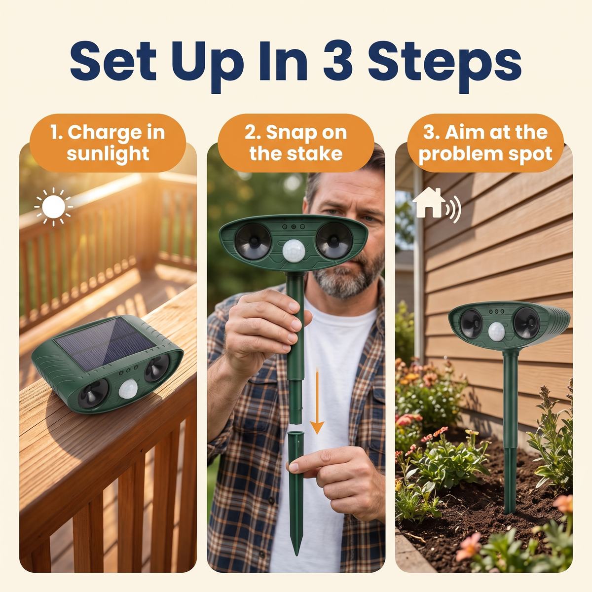 Ultrasonic Woodpecker Repellent