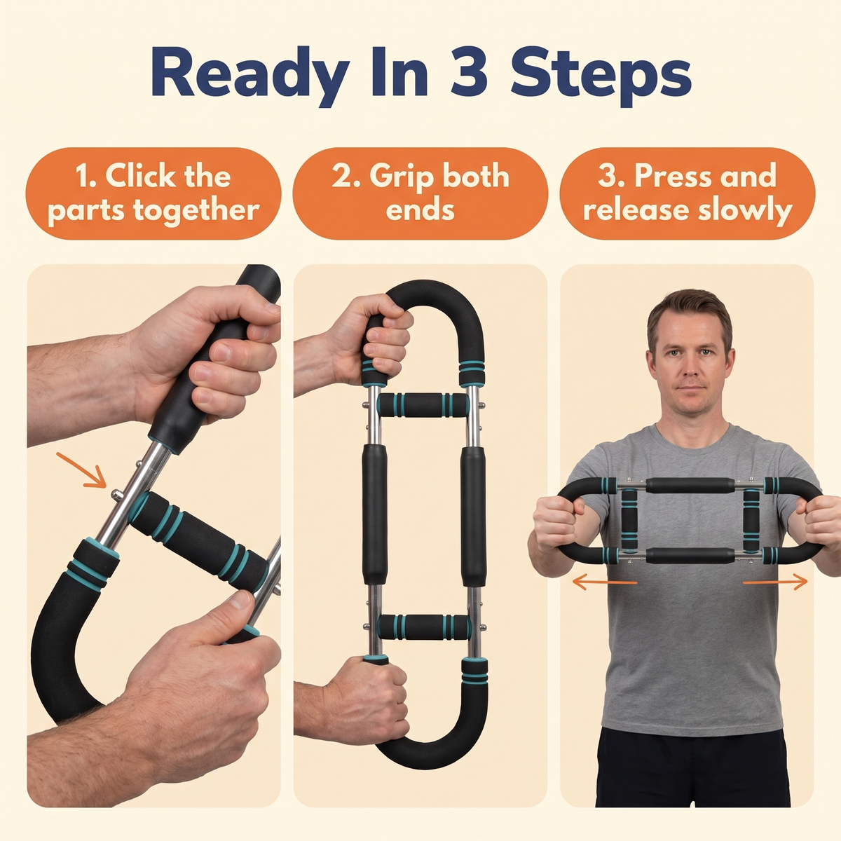 Arm Trainer Home Machine - Chest Expander