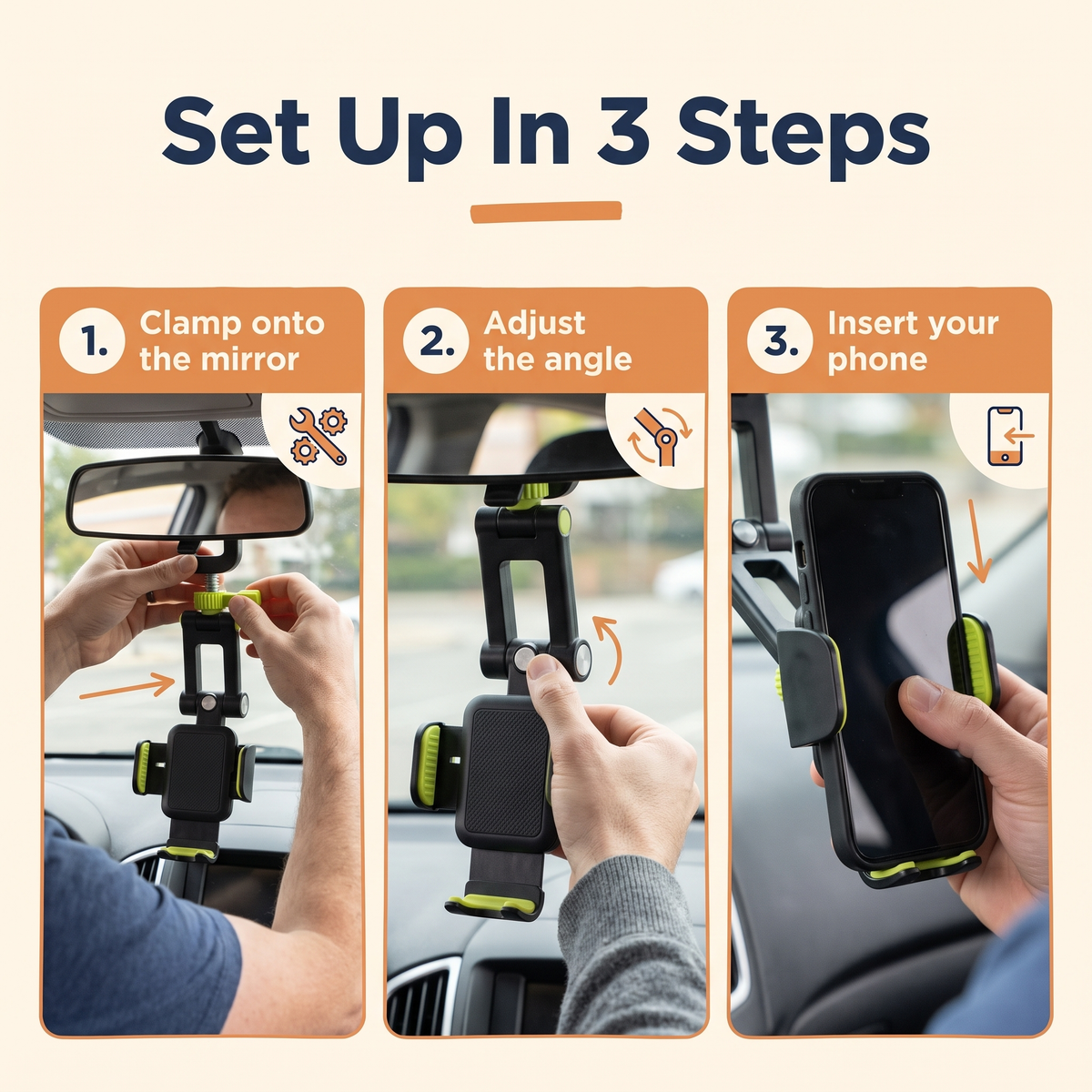 Universal Cell Phone Holder Mount for Car