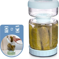 Glass Pickle Separator Jar