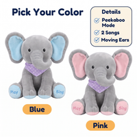 Peek a boo Talking Elephant toy