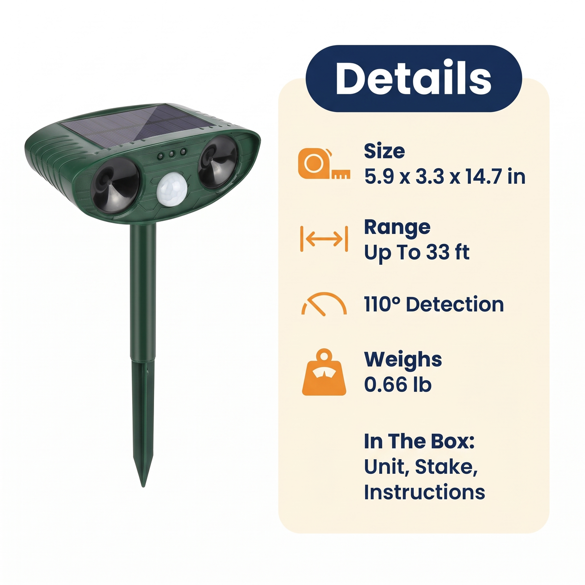 Ultrasonic Woodpecker Repellent