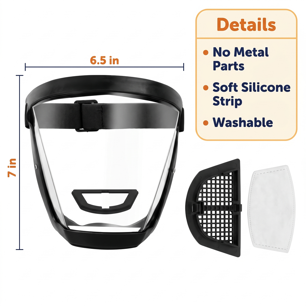 Super Protective Anti-fog Face Shield