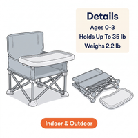 Kids Portable Toddler Camping Chair