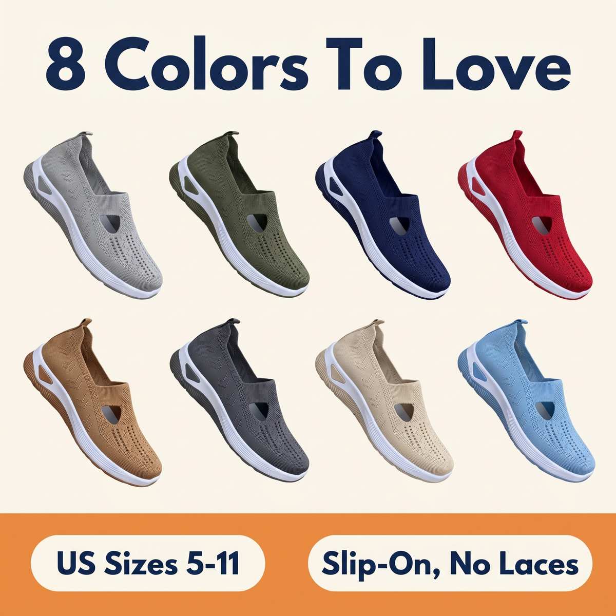 Soft Sole Elderly Shoes