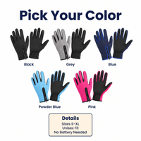 Unisex Heated Winter Sports Thermal Hand Gloves