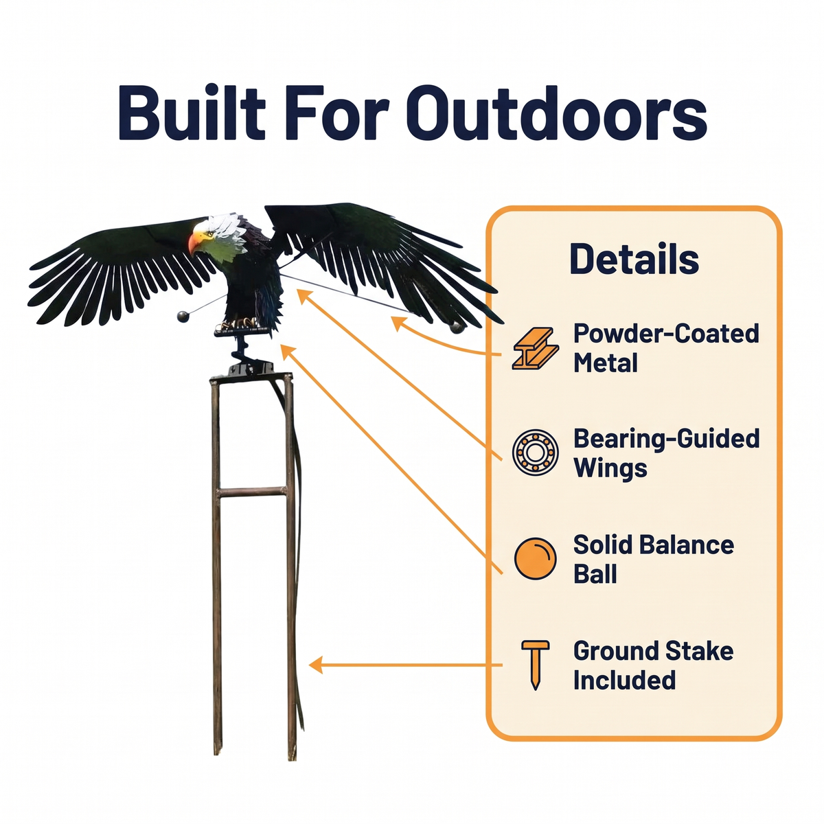 Garden Art-bird Patio Decoration
