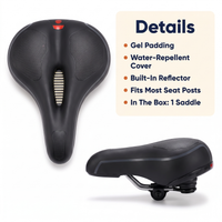 Ergonomic Gel Bike Saddle for Pain-Free Cycling
