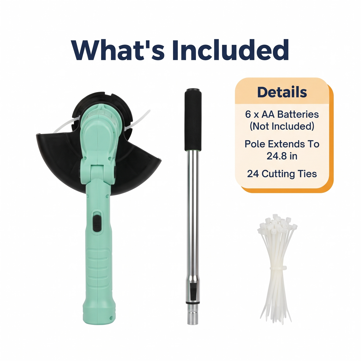 Weed Wacker Cordless Mini Weed Trimmer