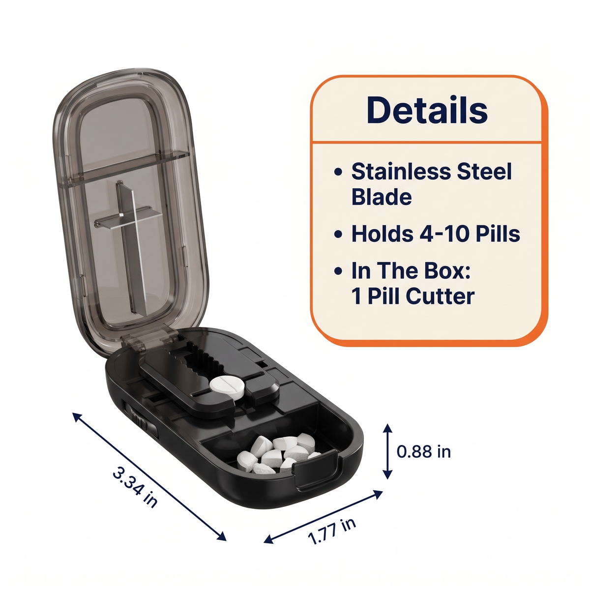 Versatile Portable Pills Cutter