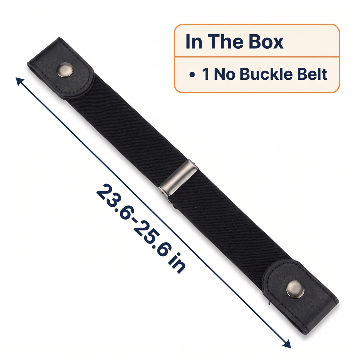 Adjustable Elastic Invisible No Buckle Belt