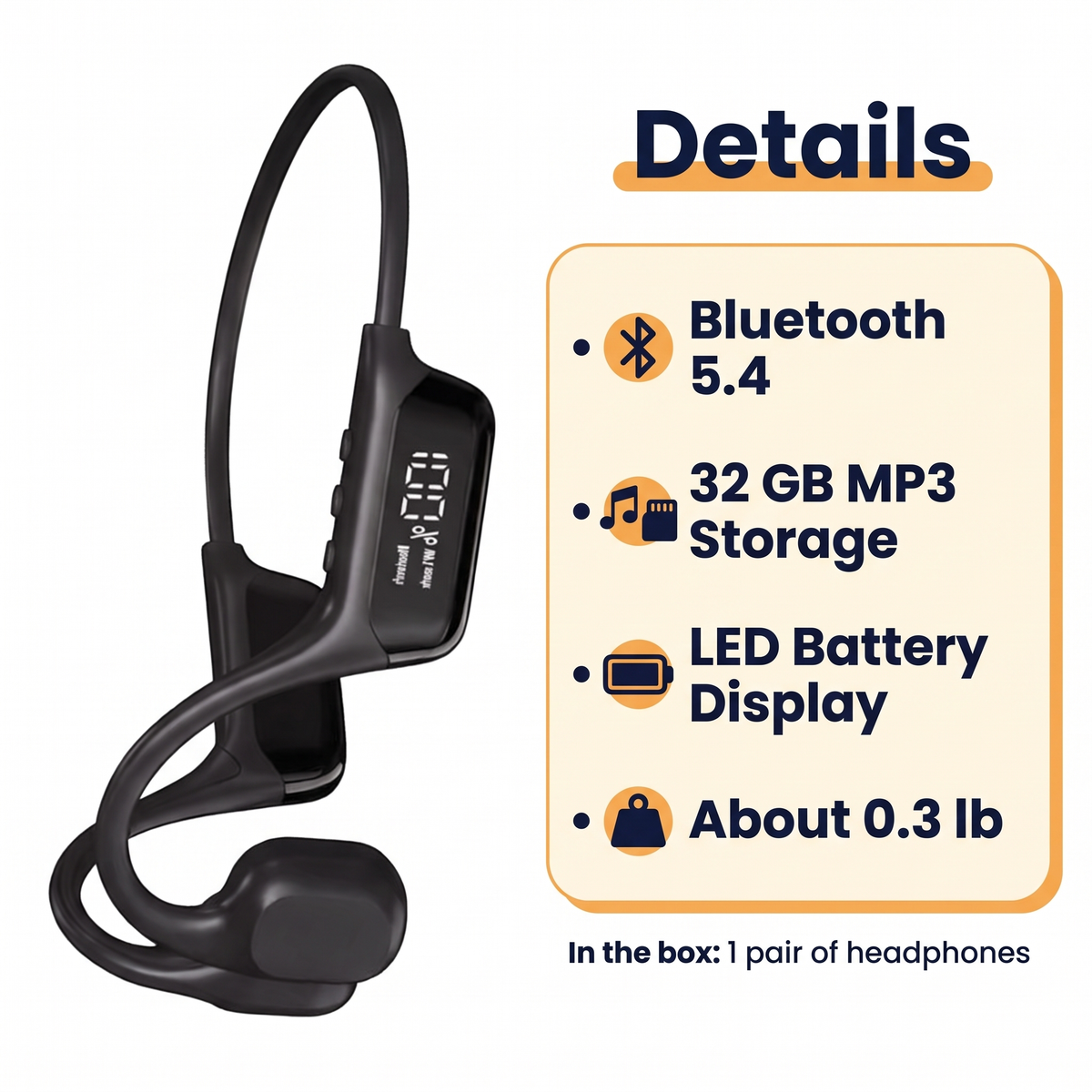 Waterproof Bone Conduction Headphones
