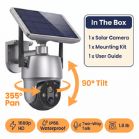Solar-Powered Outdoor Surveillance Camera