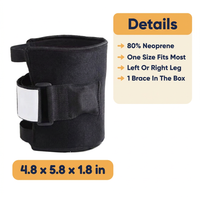 Sciatica Pain Relief Brace – Acupressure Knee Wrap for Sciatic Nerve, Lower Back & Leg Pain, Adjustable One Size