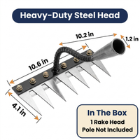 Versatile Handle Rakes For Lawn