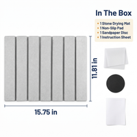 Foldable Diatomite Stone Dish Drying Mat