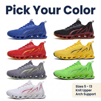Men's Orthopedic Running Shoes – Arch Support Walking Sneakers with Cushioned Non-Slip Sole, 7 Colors