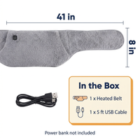 USB Heated Waist Wrap – 3 Heat Levels, Hand & Belly Warmer (CLAUDE VERSION 4)