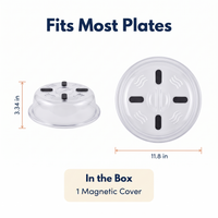 Magnetic Microwave Splatter Cover