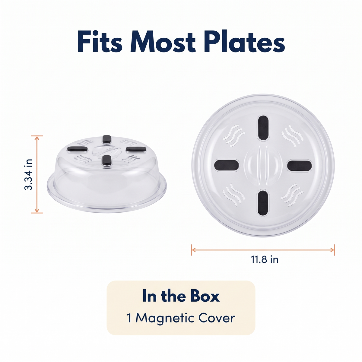 Magnetic Microwave Splatter Cover
