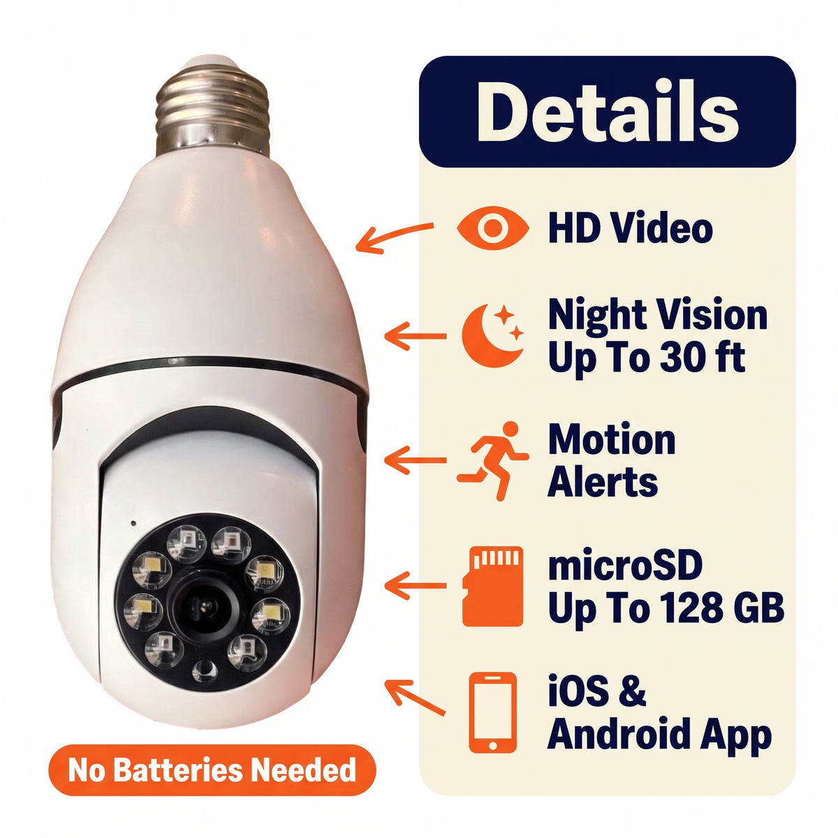 Security Light Bulb Camera - Top-Rated Lightbulb Security Camera
