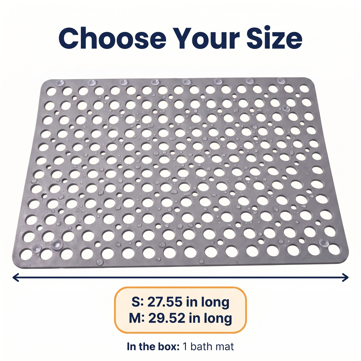 Non Slip Bath Mat for Shower