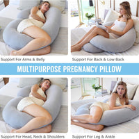 C Shaped Full Body Pregnancy Pillow