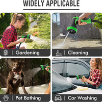 Expandable Garden Hose With 10 Functions Spray Nozzle
