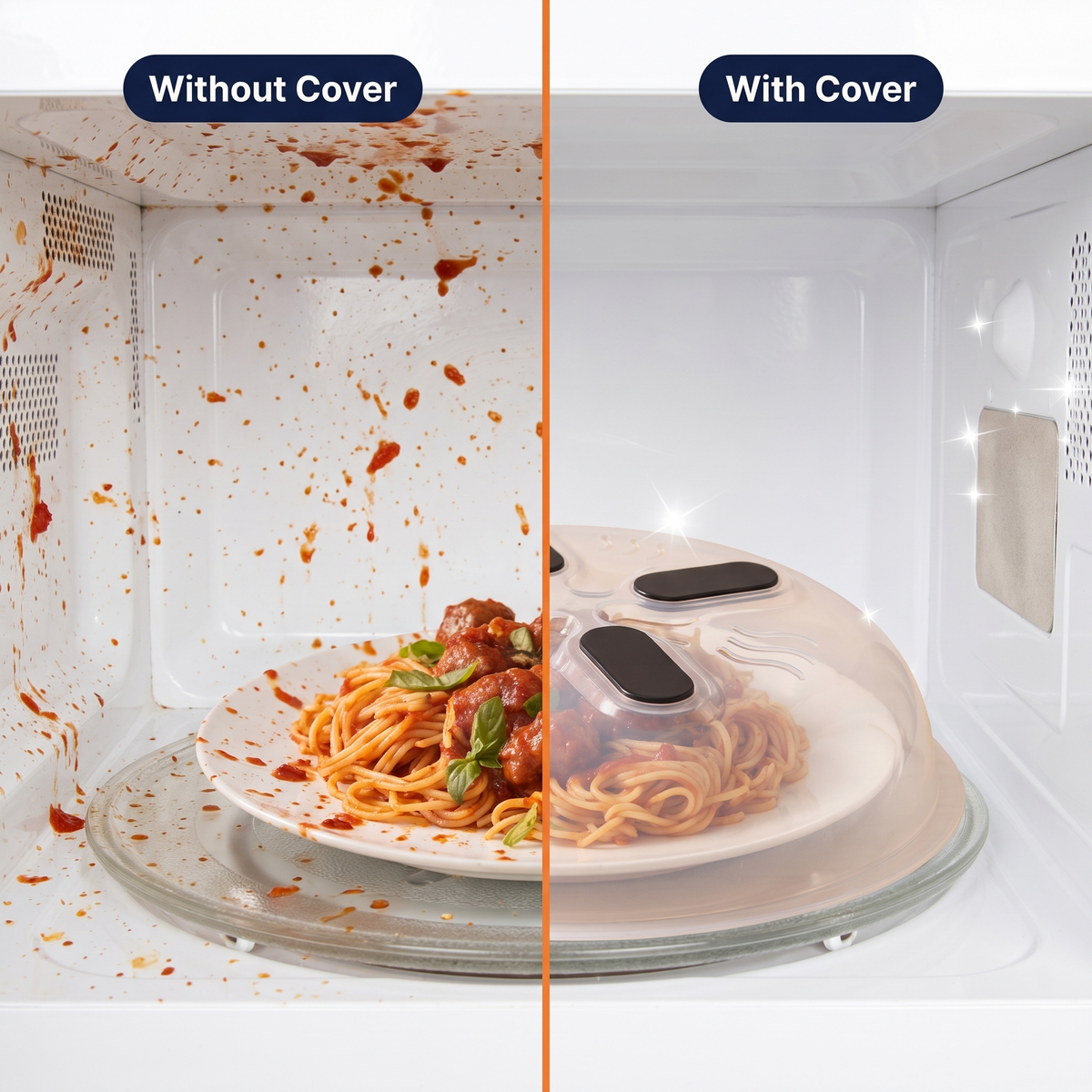 Magnetic Microwave Splatter Cover