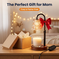 Flower Dimmable Candle Warmer Lamp